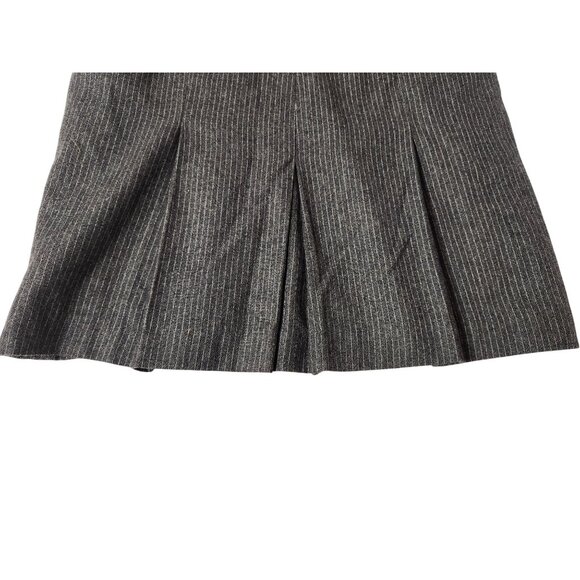 Vintage HaberdasHer Women's Gray Pinstripe Power 2 Piece Wool Suit US7/9 - Picture 7 of 14